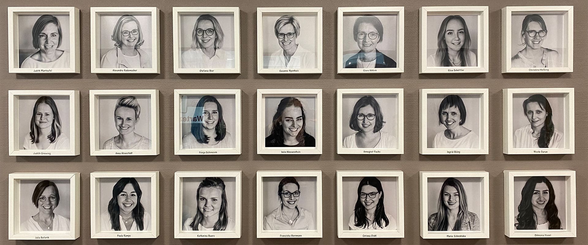 SprechWerk Team — Schwarz-Weiß Portraits